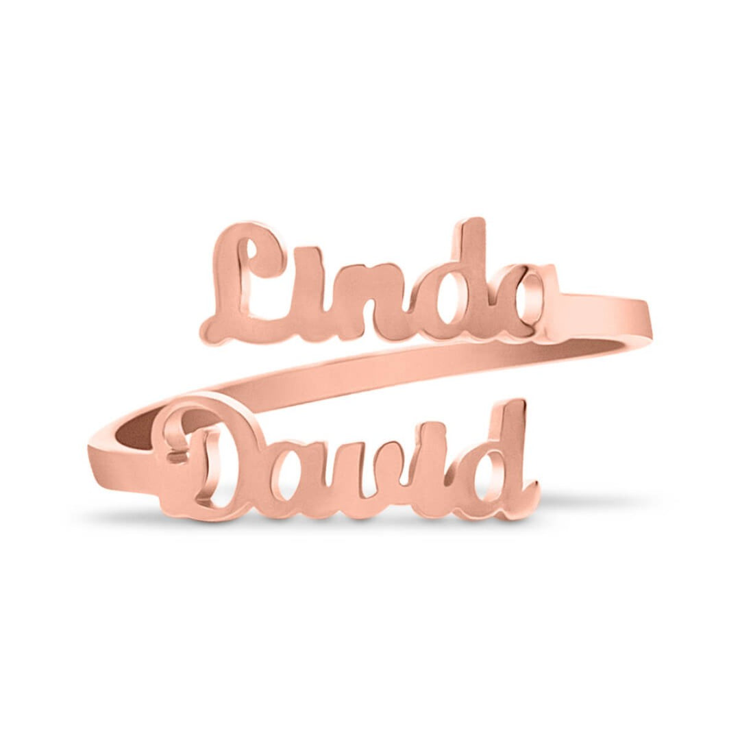 Double Name Ring | Carry Your Loved Ones With You