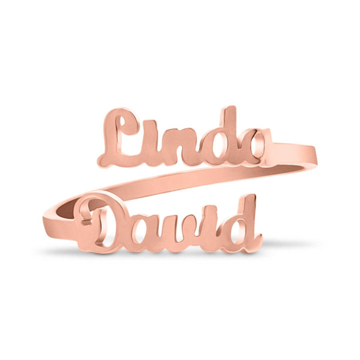Double Name Ring | Carry Your Loved Ones With You