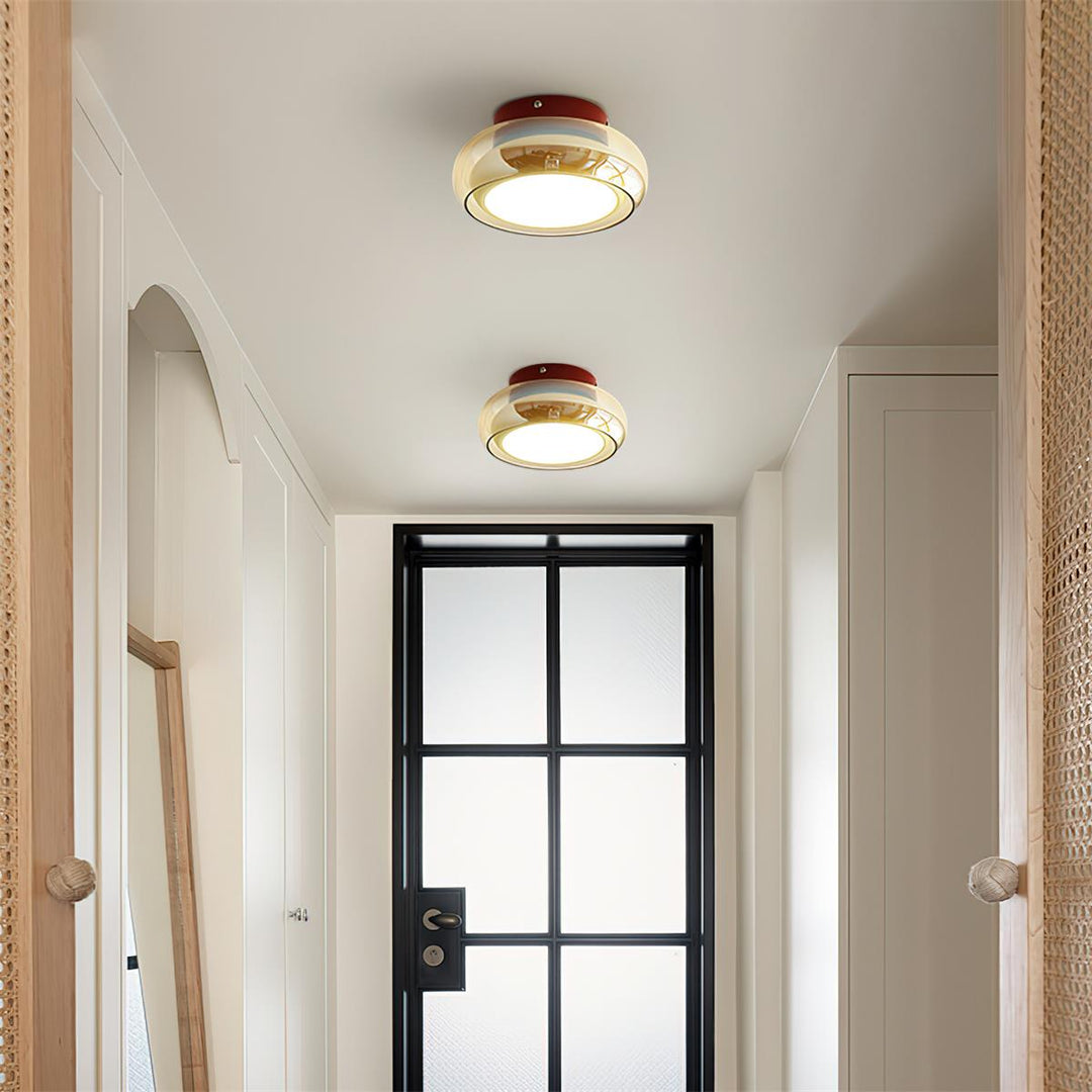 LED Ceiling Light Glass | Warm White | Modern | Living Room