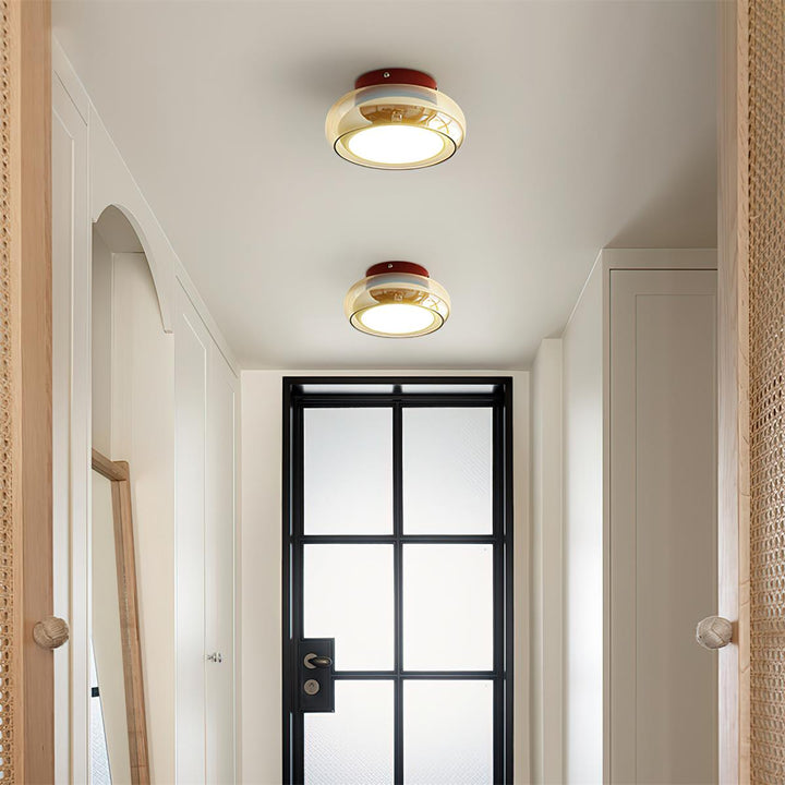 LED Ceiling Light Glass | Warm White | Modern | Living Room