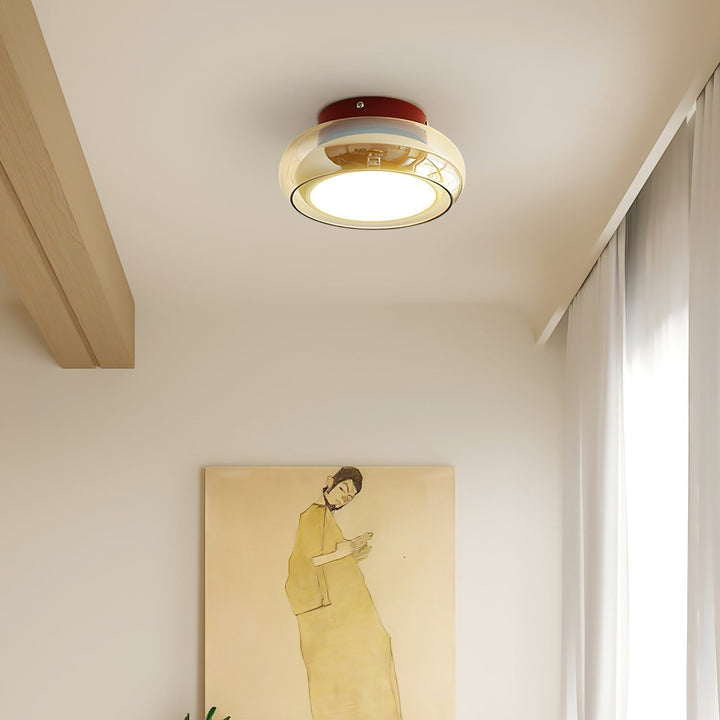 LED Ceiling Light Glass | Warm White | Modern | Living Room