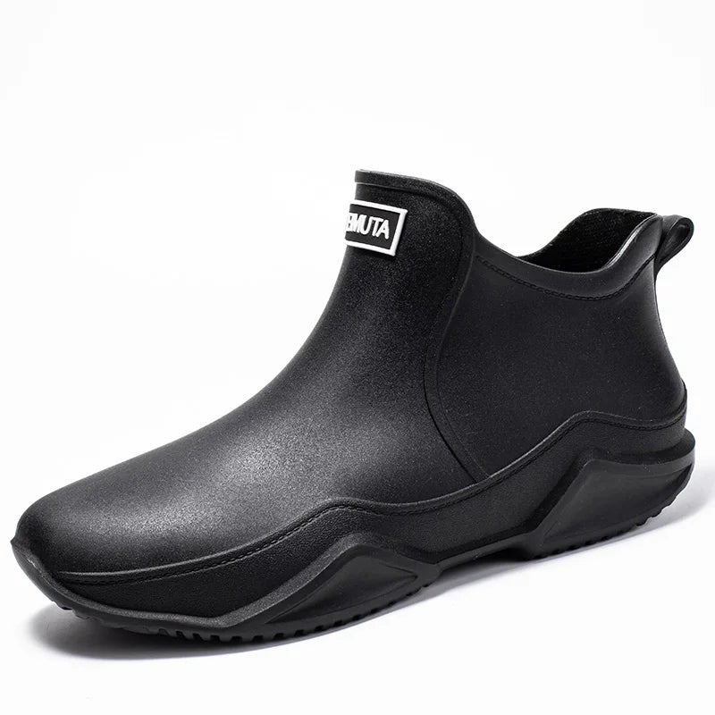 Bottes de pluie pour homme avec semelle antidérapante
