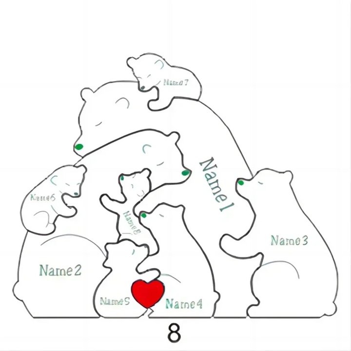 Hugging Bear Family