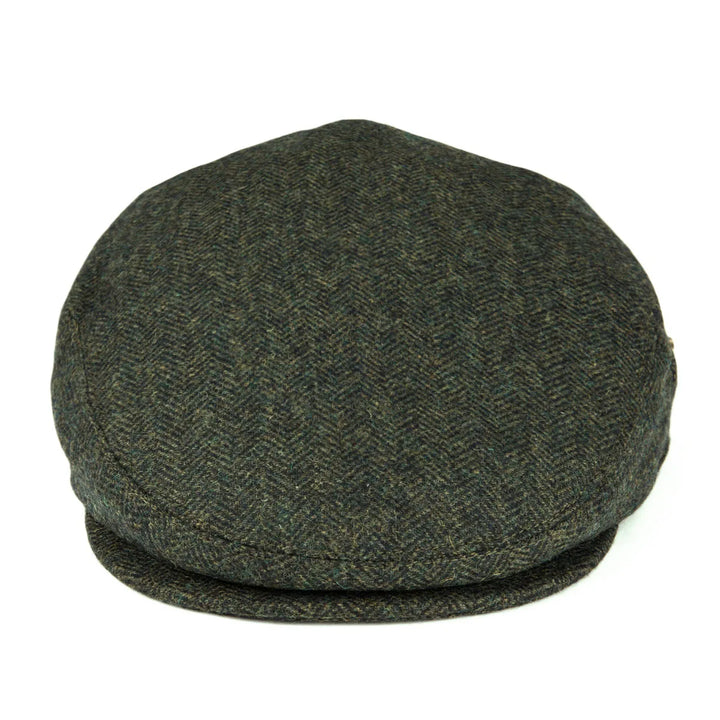 James | Klassische Fischgrät-Stich Flat Cap