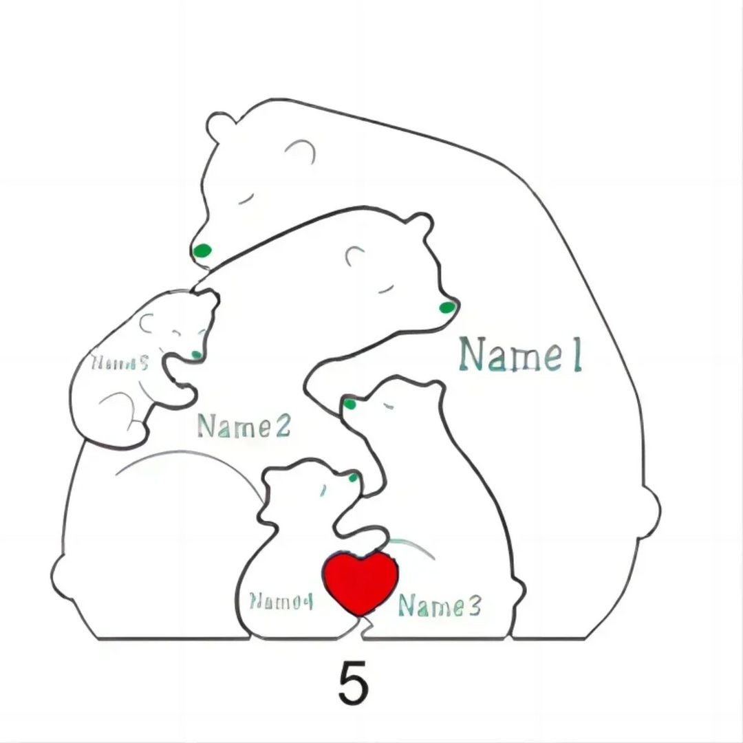 Hugging Bear Family