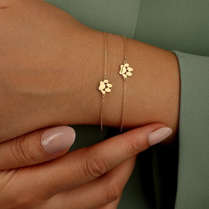 PawBracelet | Customisable paw print as a symbol of love