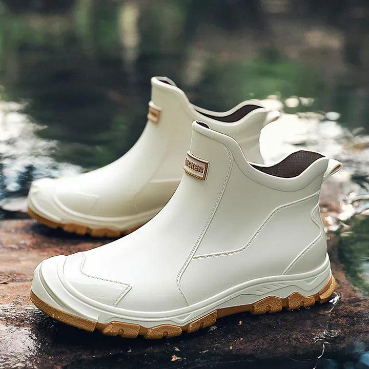 Damen Regenstiefel mit wasserdichtem Design und strapazierfähigen Sohlen