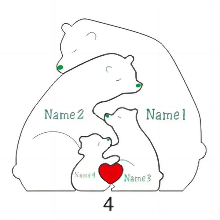 Hugging Bear Family