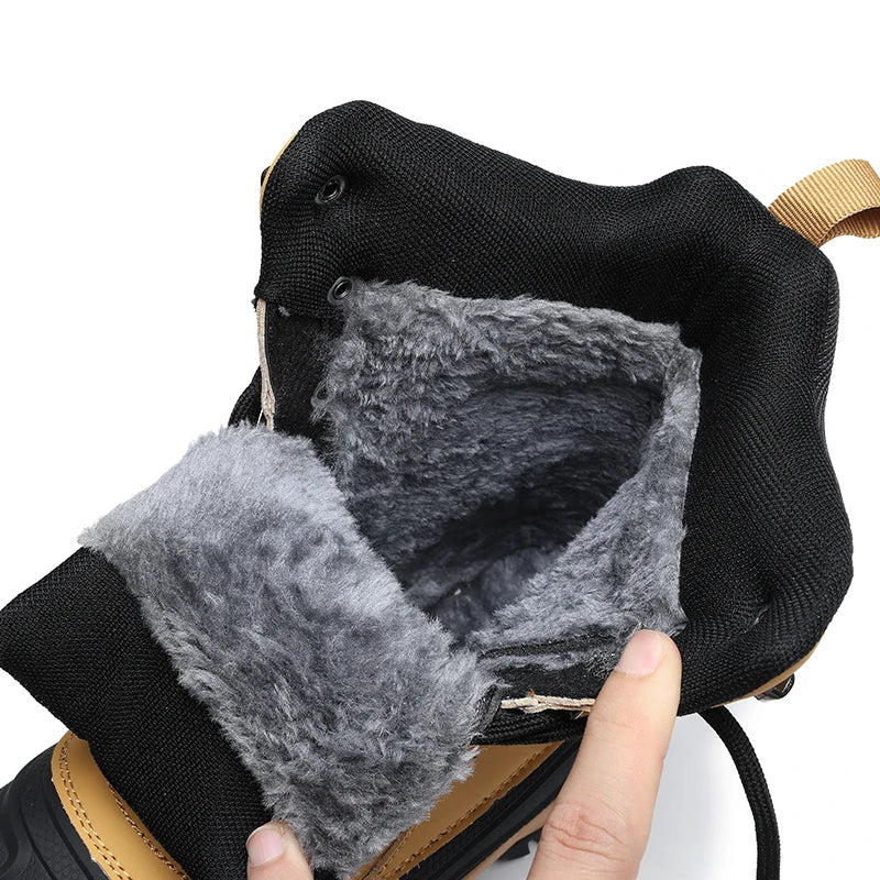 Hoge Schneestiefel für Herren mit Schnürung