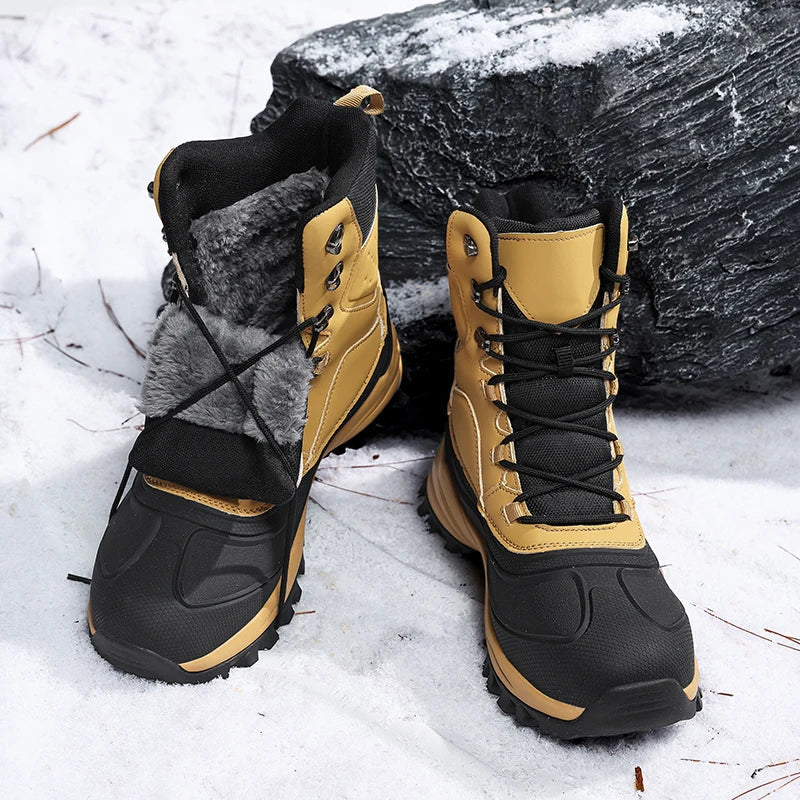 Hoge Schneestiefel für Herren mit Schnürung