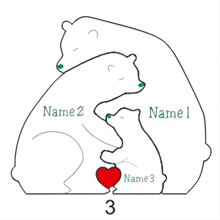 Hugging Bear Family