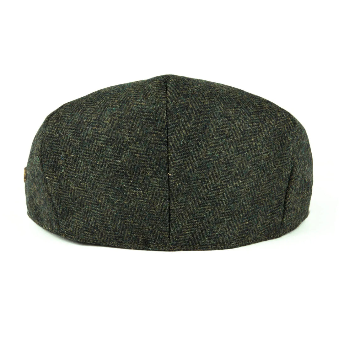 James | Klassische Fischgrät-Stich Flat Cap
