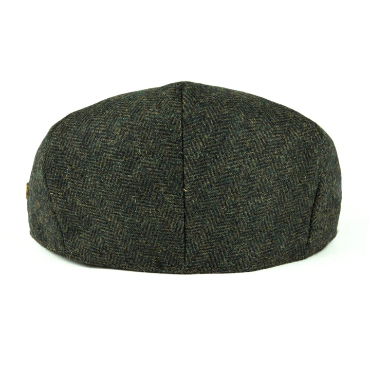 James | Klassische Fischgrät-Stich Flat Cap