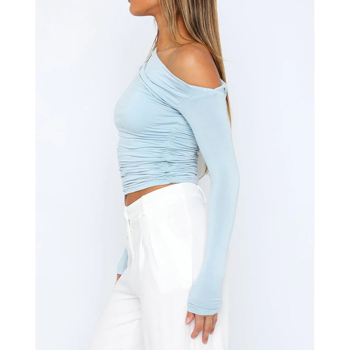 Käthe | Stilvolles Twisted Langarmtop für Frauen