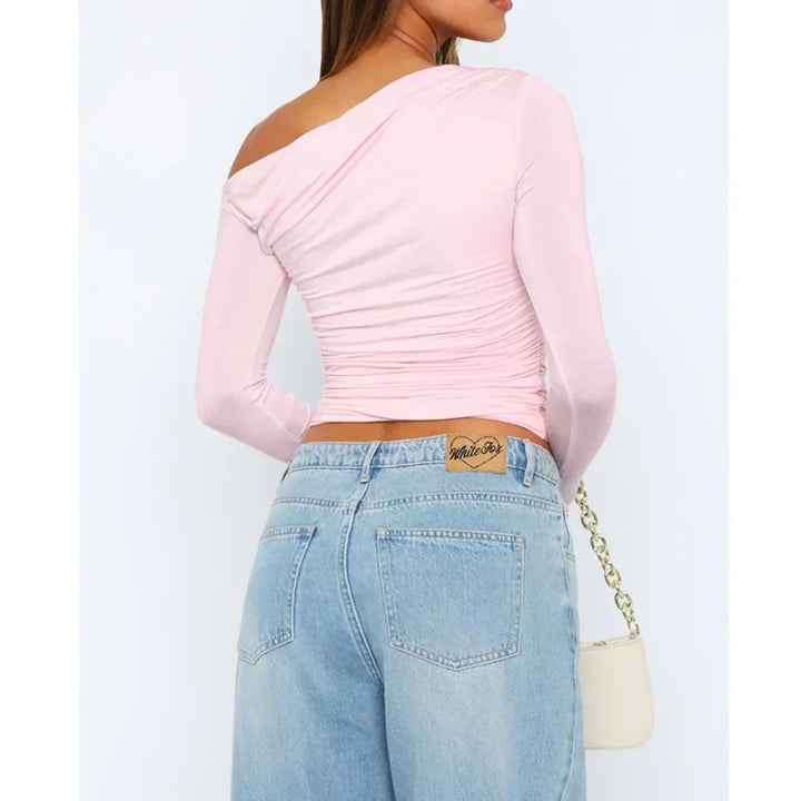 Käthe | Stilvolles Twisted Langarmtop für Frauen