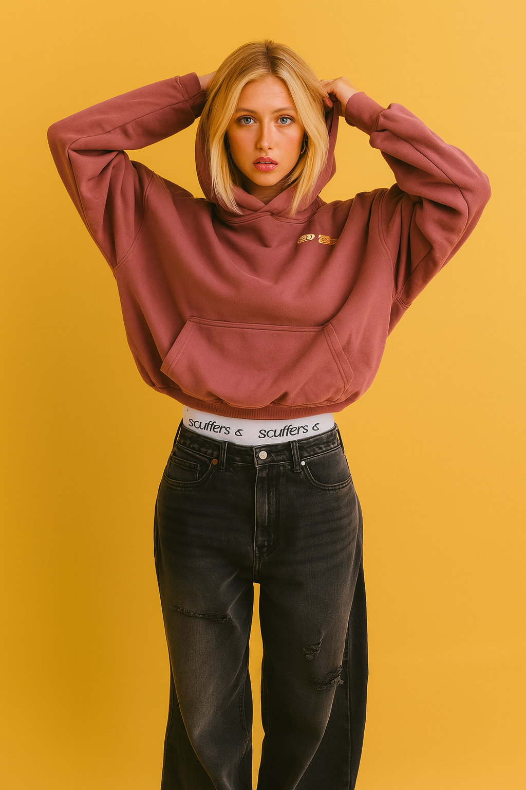 Damen Hoodie mit Print – Bequemer Pullover mit Kapuze | Solange