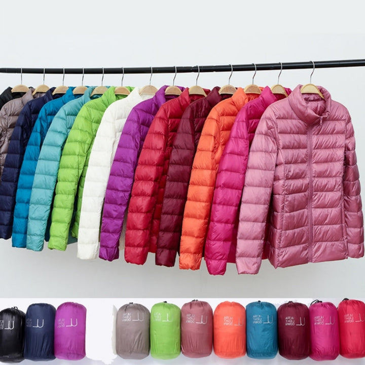 Damen Packable Daunenjacke – Ultra-Leichte Pufferjacke