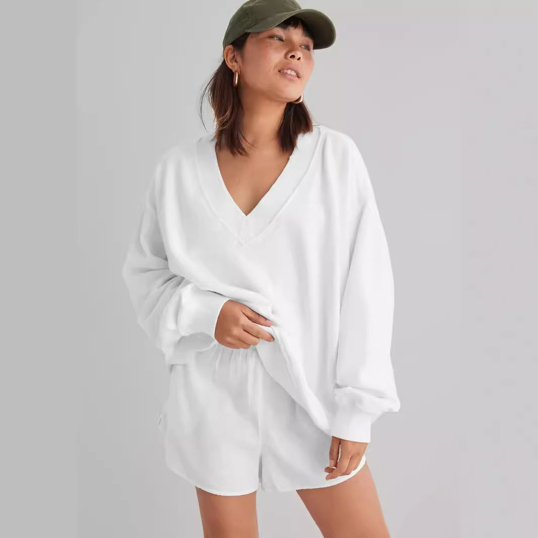 Damen Pullover mit V-Ausschnitt – Bequemer, Lässiger Sweater | Sana
