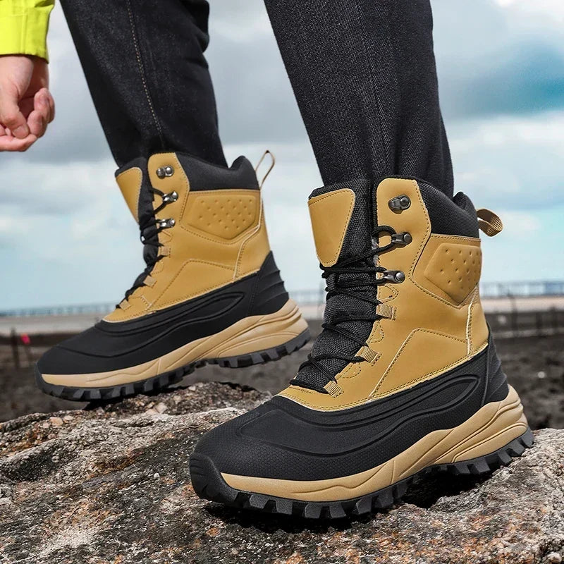 Hoge Schneestiefel für Herren mit Schnürung