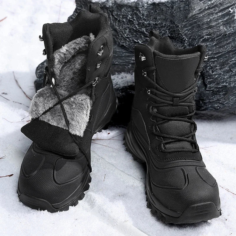 Hoge Schneestiefel für Herren mit Schnürung