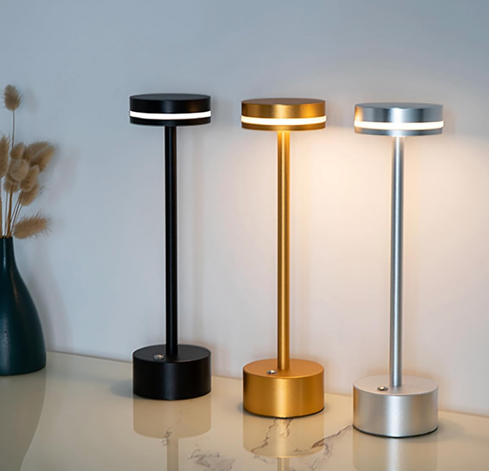 Wireless LED Table Lamp | Design &amp; Ambient Light | Touch Dimmable