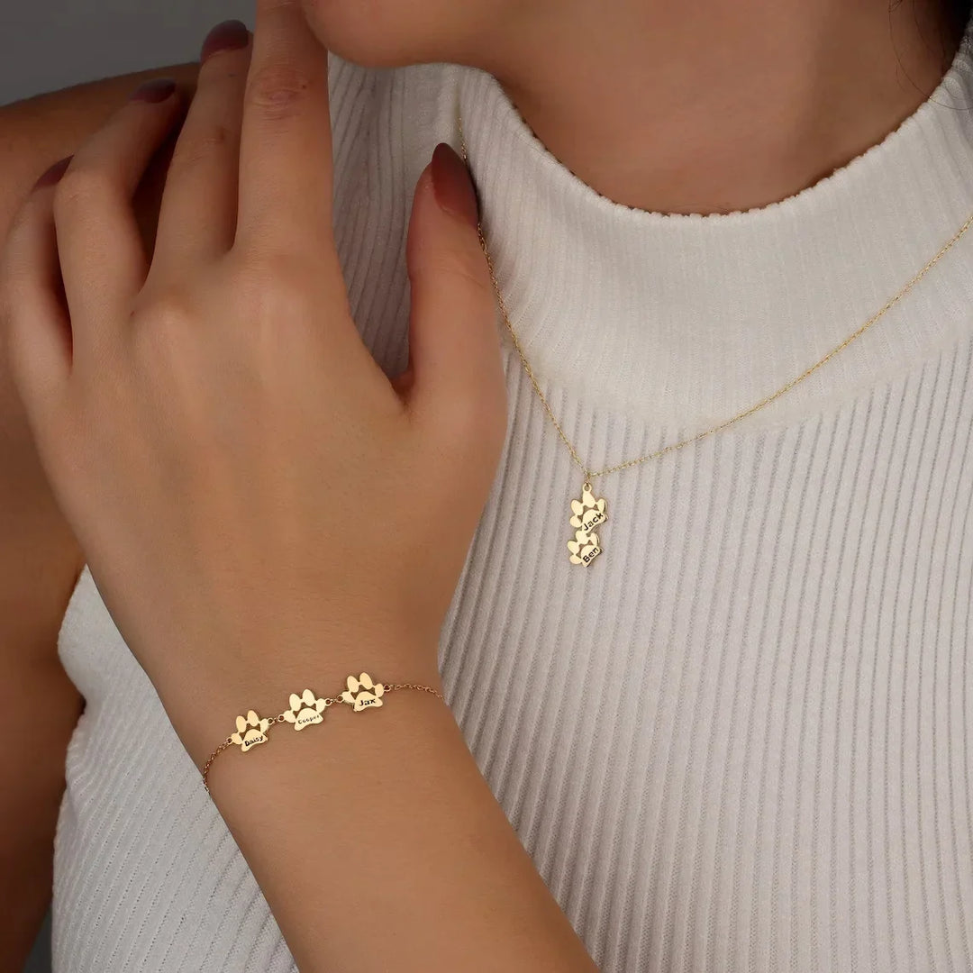PawBracelet | Customisable paw print as a symbol of love