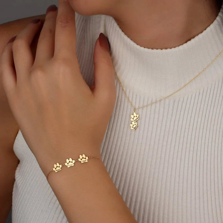 PawBracelet | Customisable paw print as a symbol of love