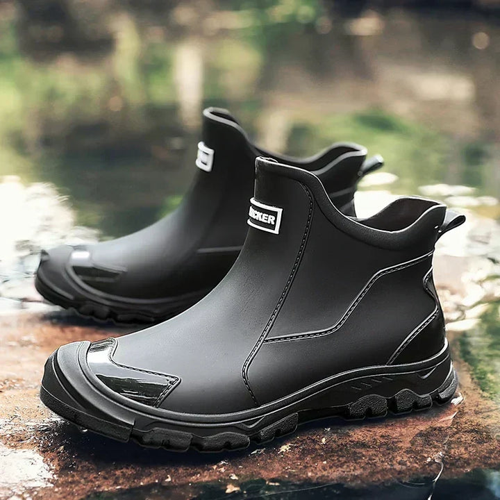 Damen Regenstiefel mit wasserdichtem Design und strapazierfähigen Sohlen