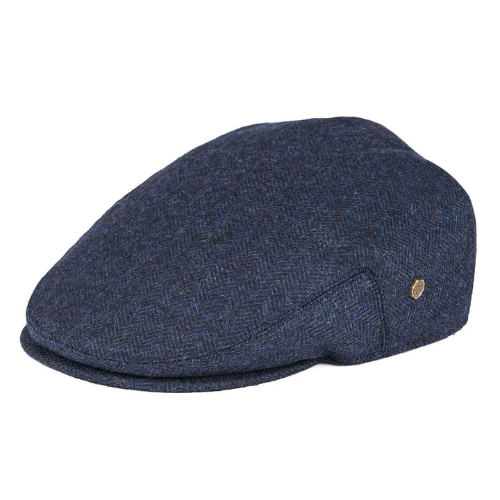 James | Klassische Fischgrät-Stich Flat Cap