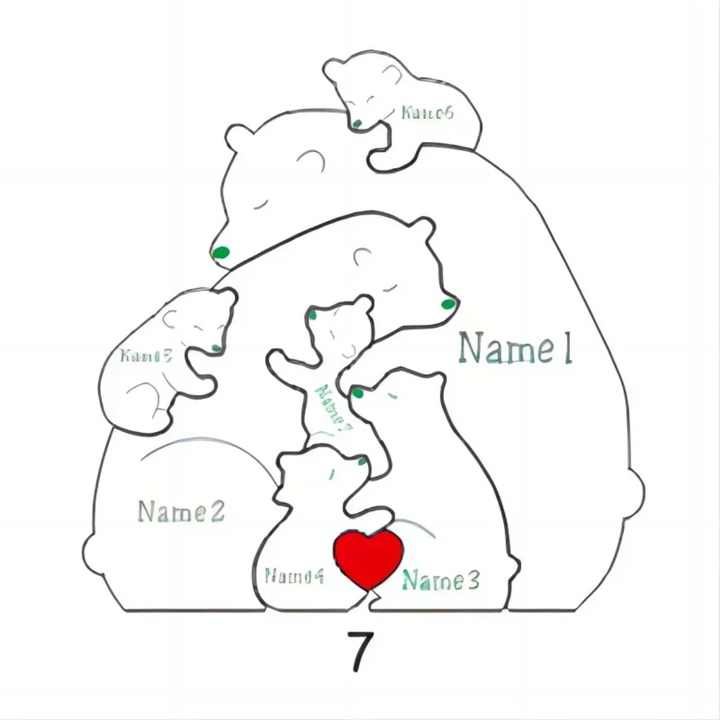 Hugging Bear Family