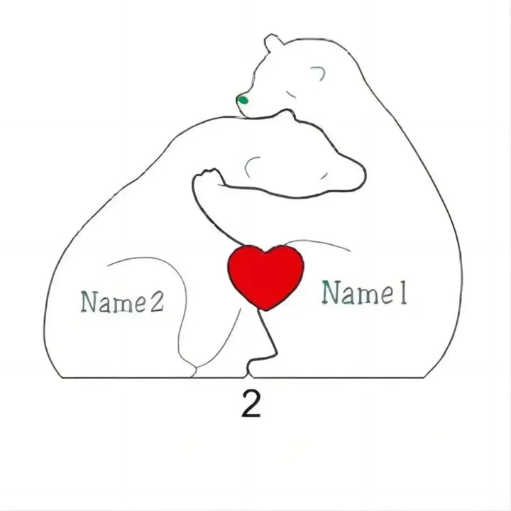 Hugging Bear Family