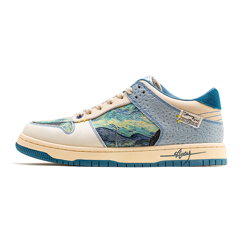 Künstlerische Unisex-Sneaker mit Sternennacht-Design und bequemer Sohle - Lior