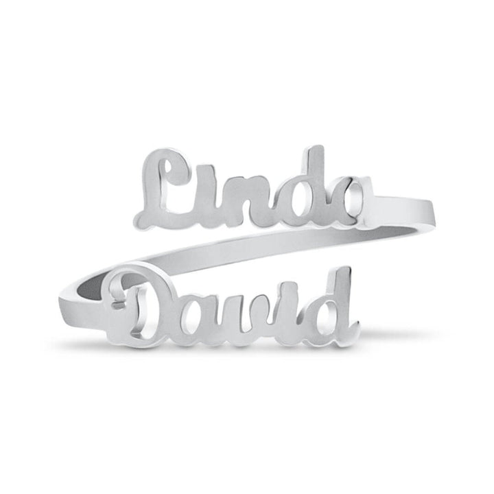 Double Name Ring | Carry Your Loved Ones With You