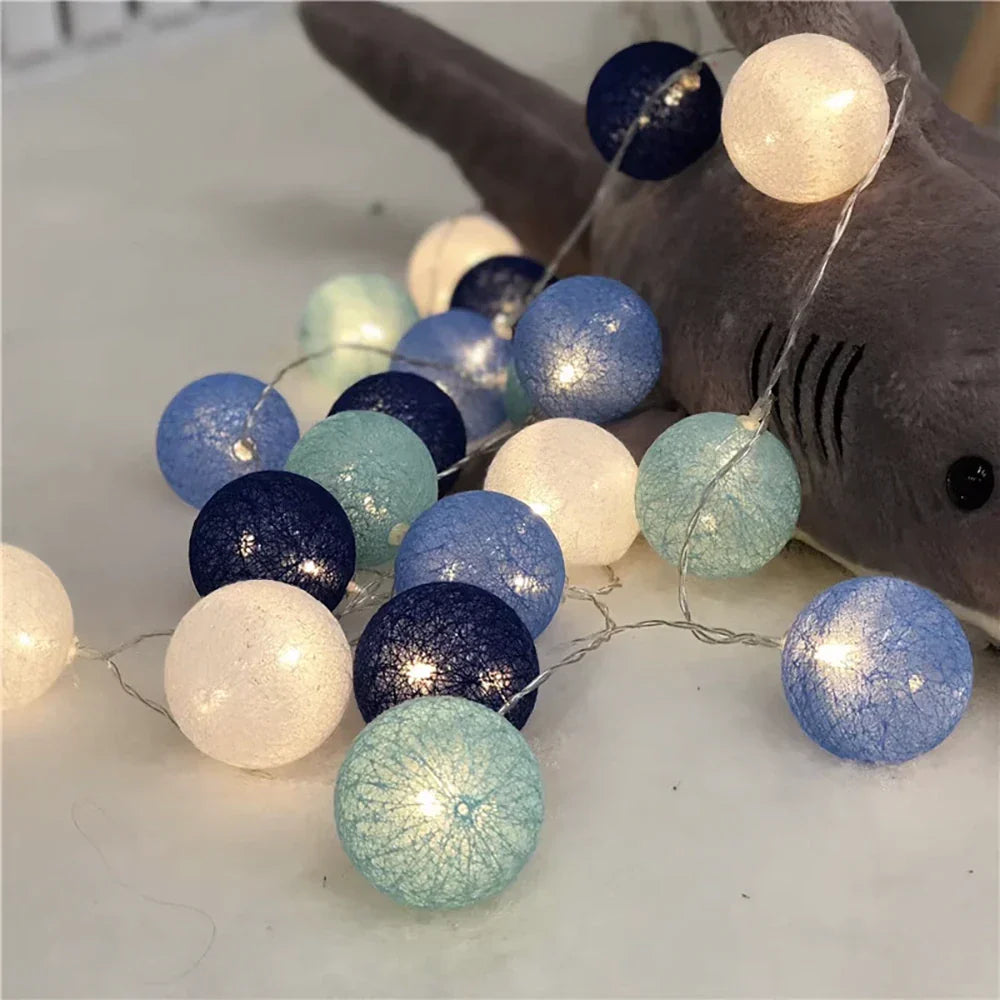 Cotton Light Balls String – Create Atmosphere and Warmth in Any Space
