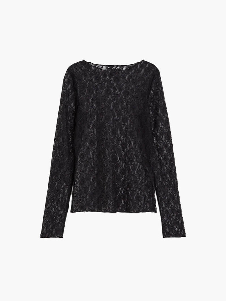 Selina | Langarm Spitze Top