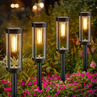 Solar Garden Light with Ground Spike | Warm White LED | IP Rated for Outdoors | Pathways & Beds