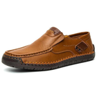 FlexStep - Leder Slipper Herren - Komfortabel & Stilvoll Ohne Schnürsenkel