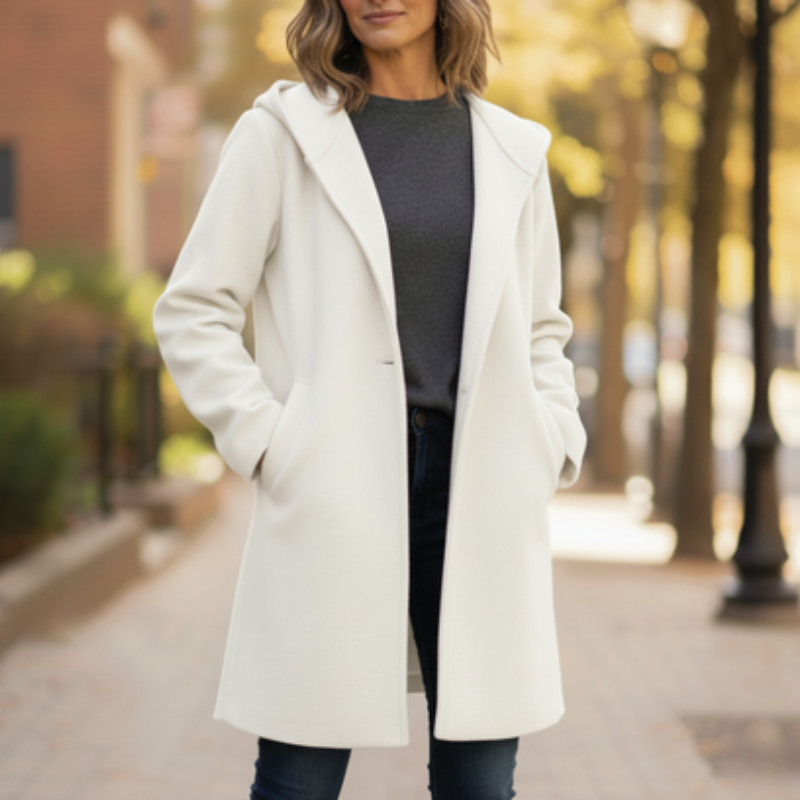 Mina - Winterjacke Damen mit Kapuze und Bequemer Passform