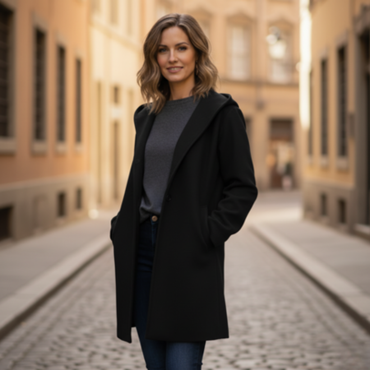 Mina - Winterjacke Damen mit Kapuze und Bequemer Passform