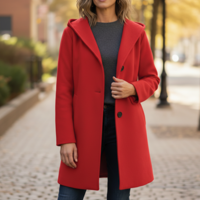 Mina - Winterjacke Damen mit Kapuze und Bequemer Passform