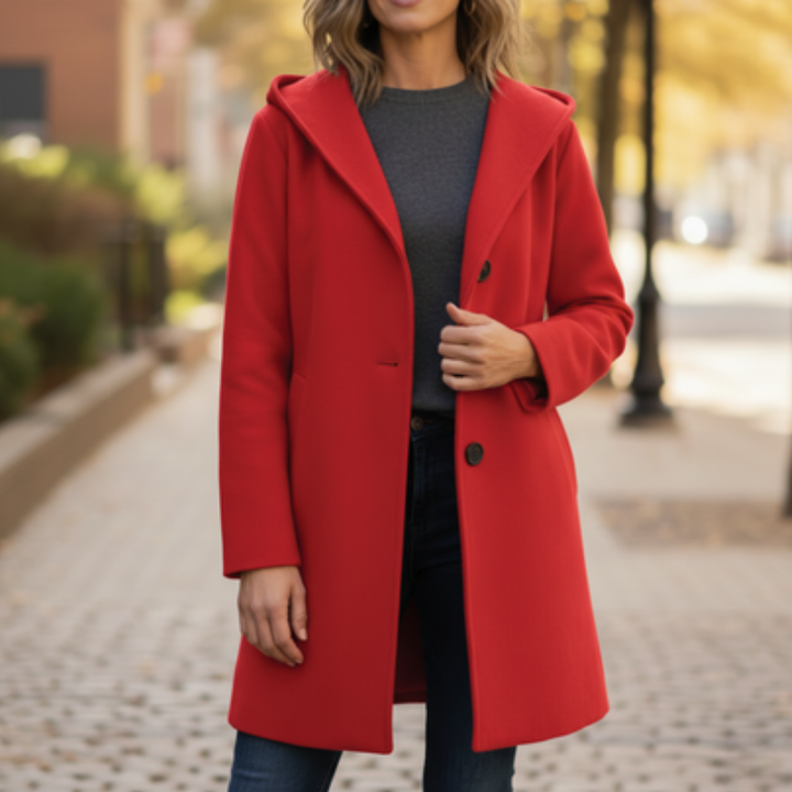Mina - Winterjacke Damen mit Kapuze und Bequemer Passform