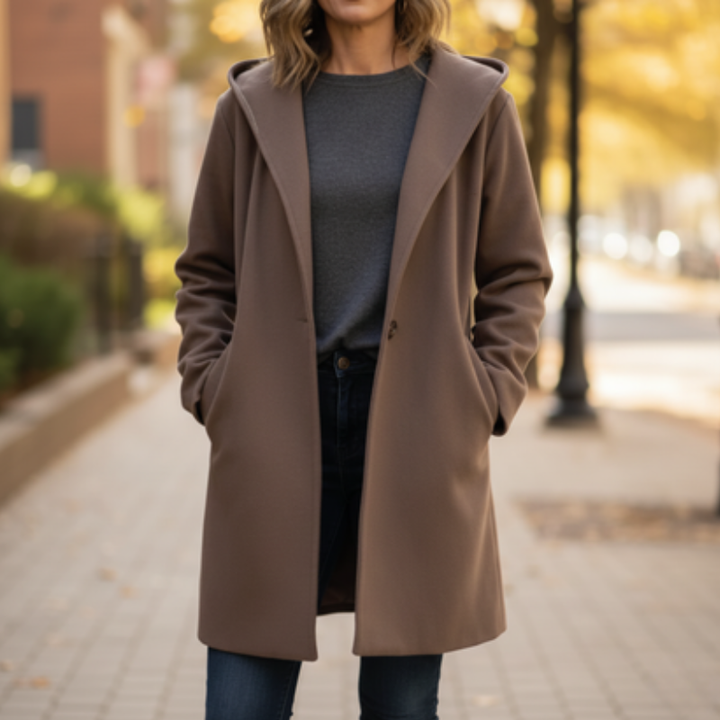 Mina - Winterjacke Damen mit Kapuze und Bequemer Passform