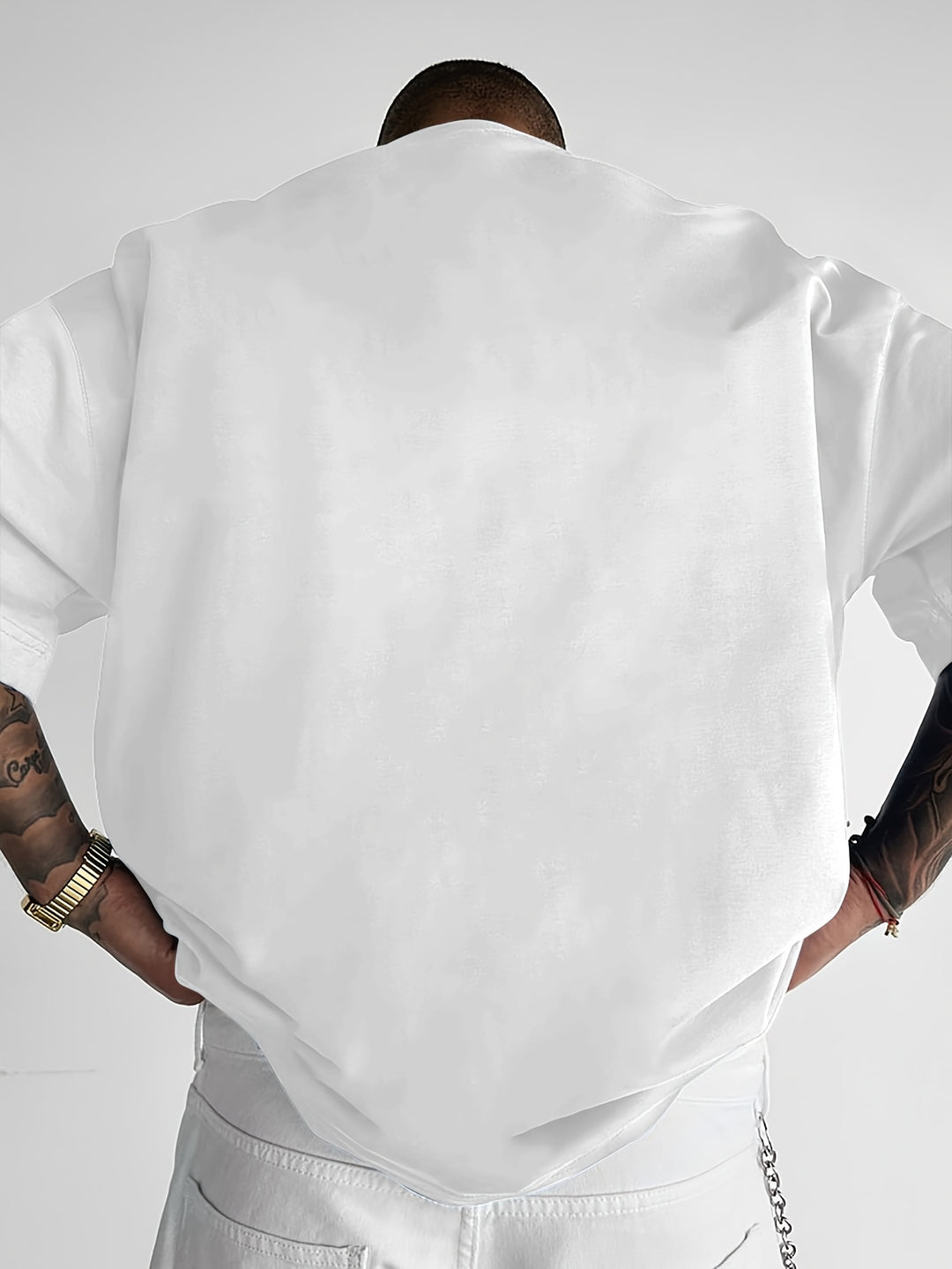 Herren Oversized Graphic Streetwear T-Shirt