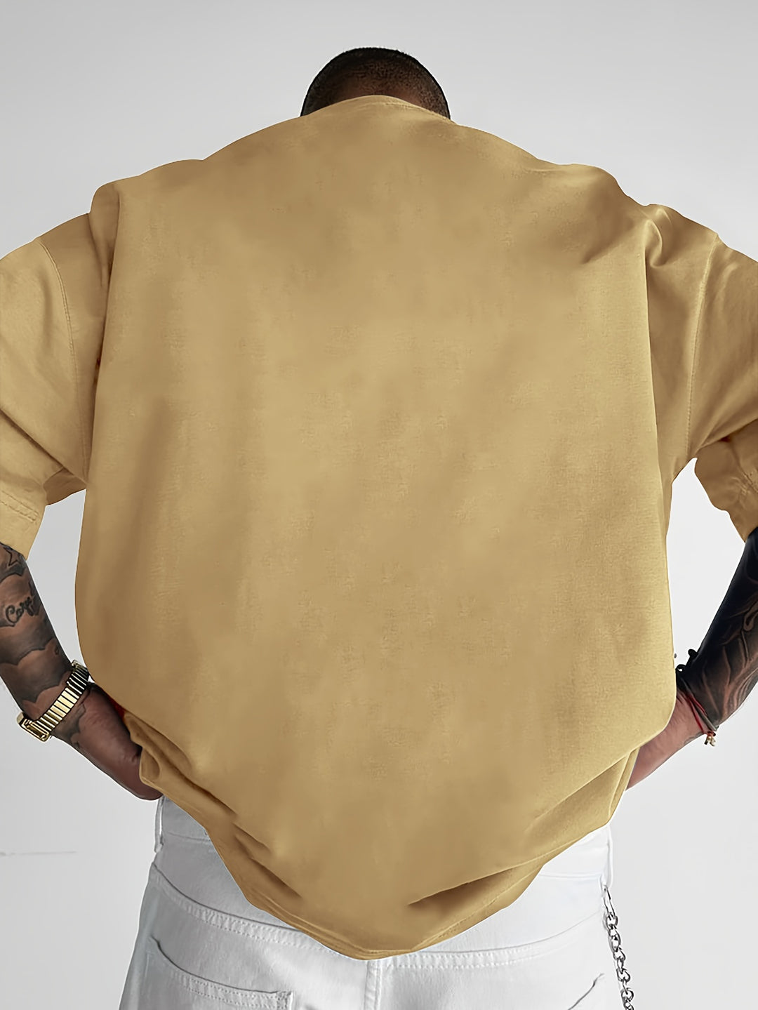Herren Oversized Graphic Streetwear T-Shirt