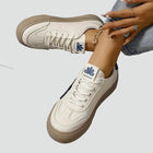 Retro Sneakers Damen Komfortsohle Casual