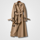 Damen Übergangsjacke | Gürtel für Taillenakzent & Doppelknöpfe
