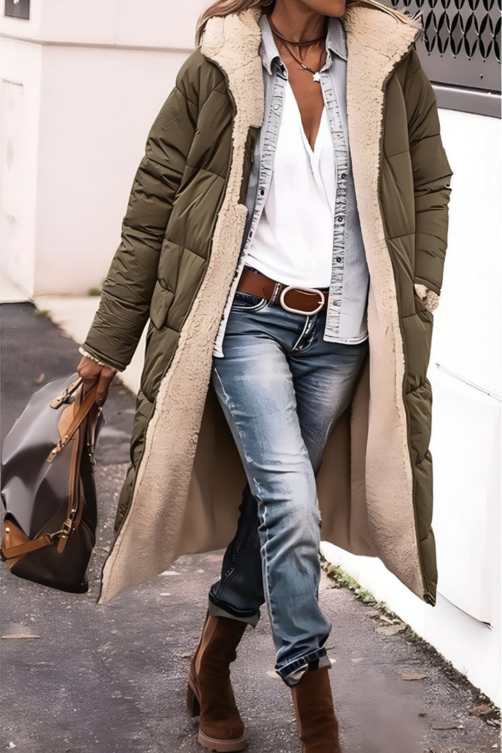 Joni | Elegante dicke wattierte Jacke