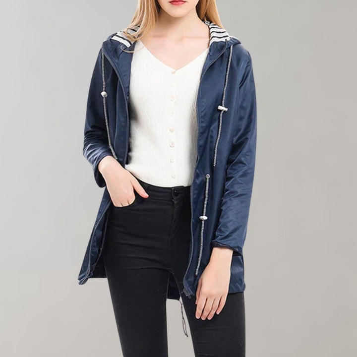 Trendige Lange Regenjacke für Damen - Carina