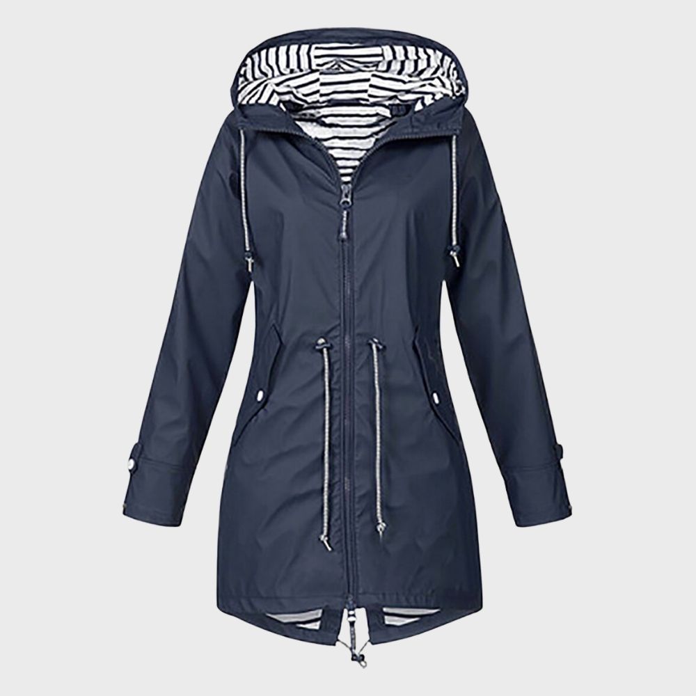 Trendige Lange Regenjacke für Damen - Carina