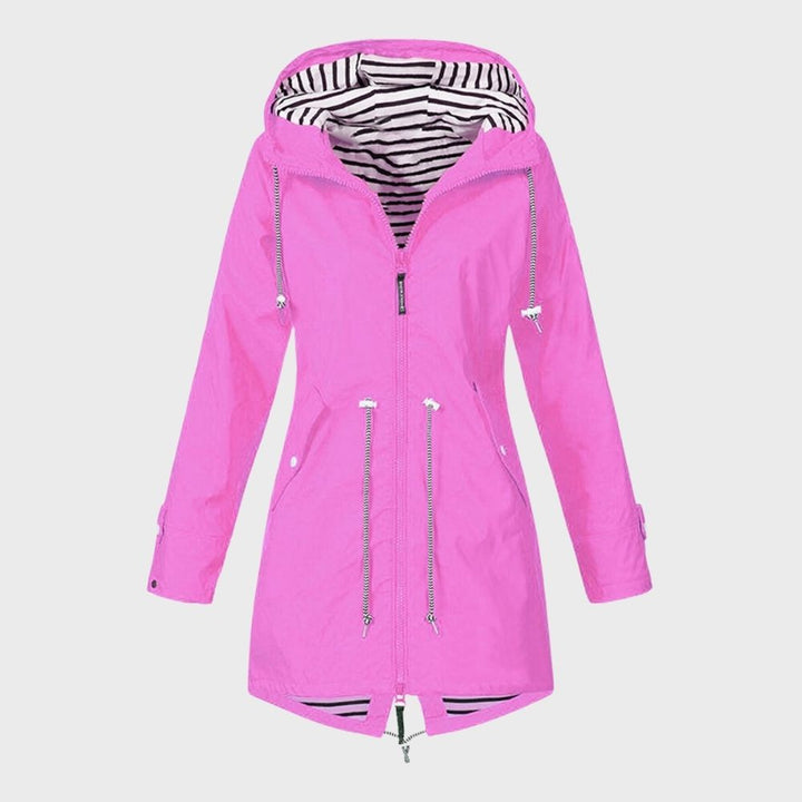 Trendige Lange Regenjacke für Damen - Carina